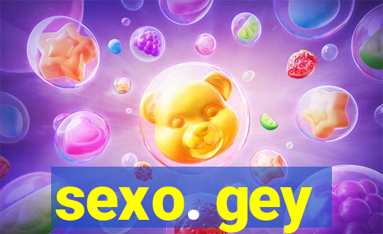 sexo. gey